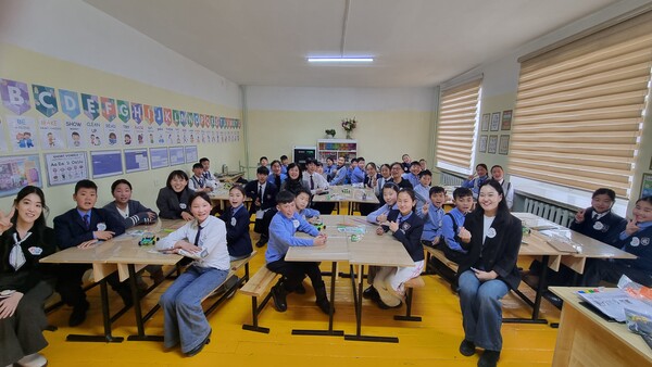 ▲ 인천광역시교육청, 몽골 옵스도에서 디지털 기반 글로벌 읽걷쓰센터 개소식.