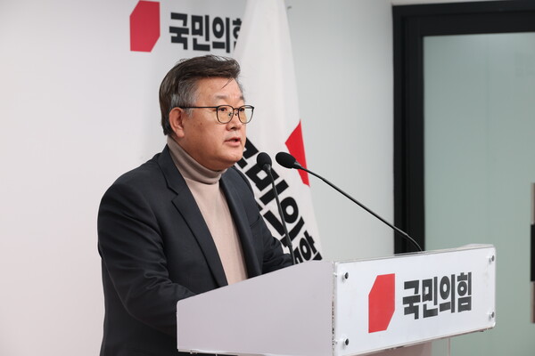 ▲ 회의 결과 발표하는 이호선 국힘 당무감사위원장. /뉴시스