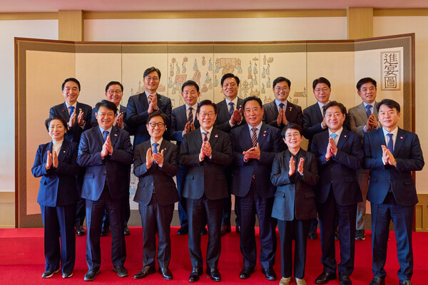 ▲ 이재명 대통령, 더불어민주당 대전-충남 국회의원 초청 오찬 간담회. /뉴시스