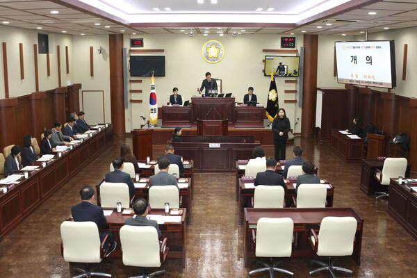 ▲ 광명시의회, 제297회 제2차 정례회.