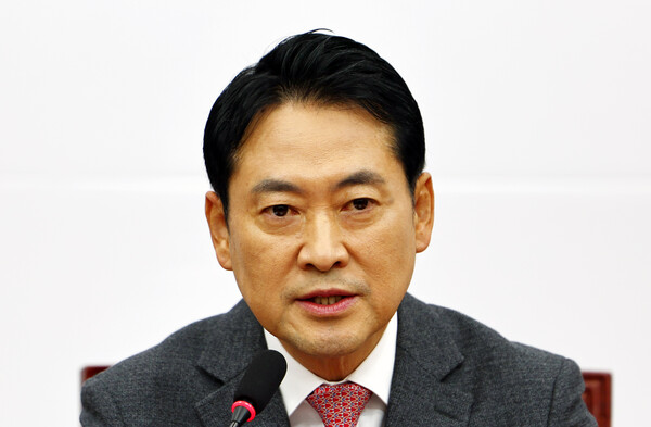 ▲ 최고위서 발언하는 장동혁 대표. /뉴시스