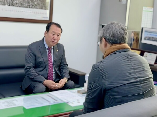 ▲ 안계일 의원, 오리역 SRT 정차·수서,지제 복복선화 후속 간담회 개최 모습.