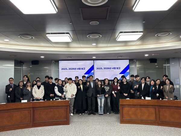 ▲ 인천광역시교육청, 인천지역 10개 대학 총학생회 초청으로 임원진 간담회 참석 모습.