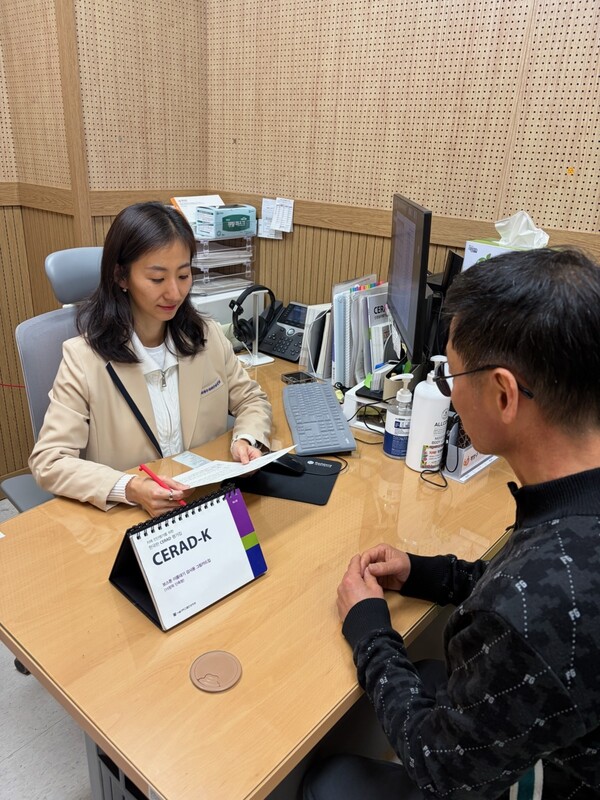 ▲ ‘2025년 찾아가는 치매선별검진’ 사업.