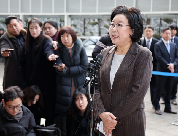 ▲ 이혜훈 기획예산처 장관 후보자 첫 출근. /뉴시스