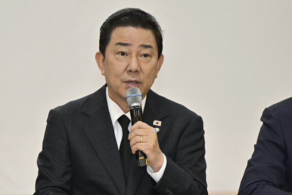 ▲ 김병기 더불어민주당 원내대표가 29일 오전 전남 무안군 승달문화예술회관에서 열린 현장 최고위원회의에서 발언하고 있다. /뉴시스