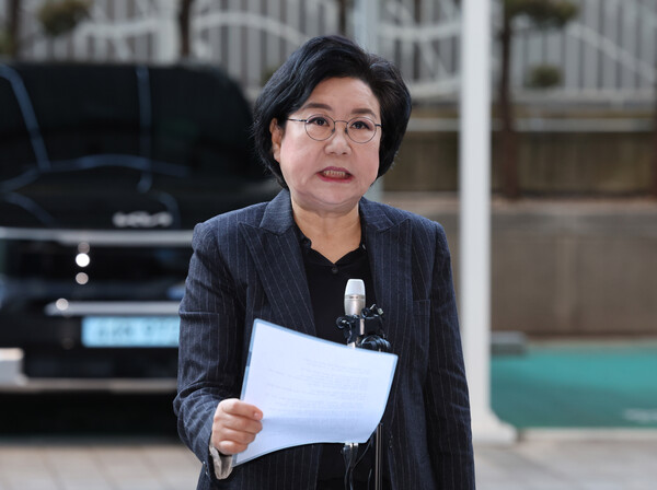 ▲ 입장 밝히는 이혜훈 기획예산처 장관 후보자. /뉴시스