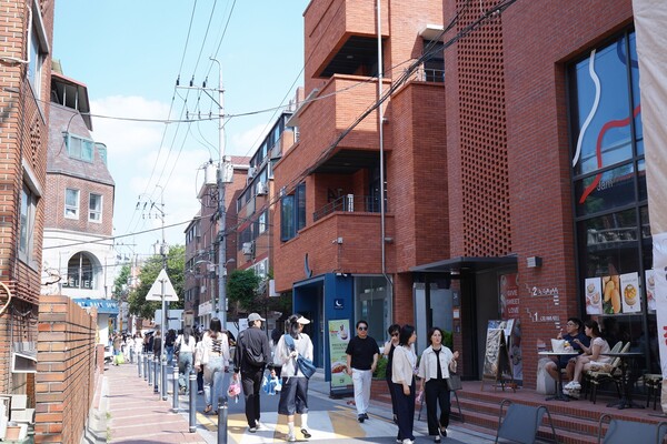 ▲ 성수동 붉은벽돌 건축물.