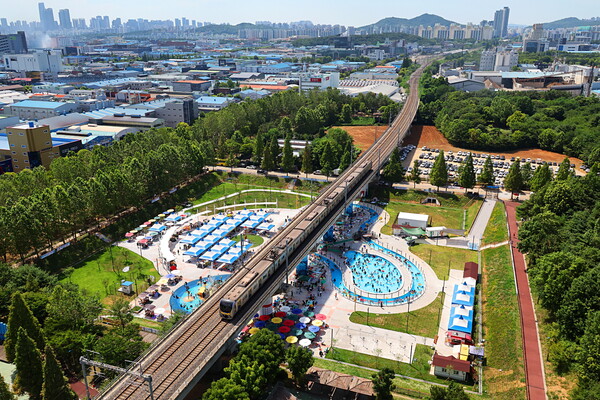 ▲ 남동물빛놀이터 전경.