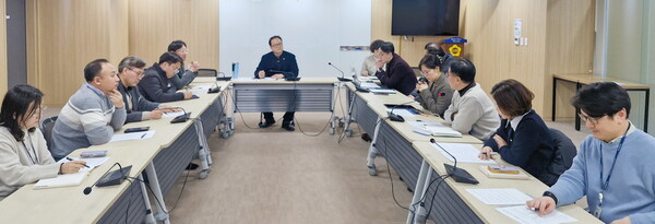 ▲ ‘경기도 RE100-데이터센터 클러스터 활성화 조례’ 제정을 위한 관계부서 정담회.