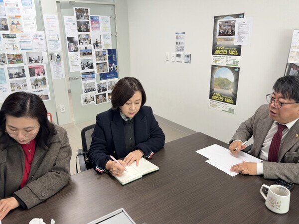 ▲ 김재훈 의원, 0세 어린이집 운영 정담회.