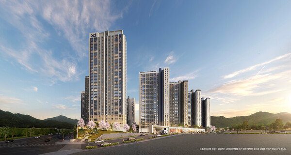 ▲ 북오산자이 리버블시티 투시도.