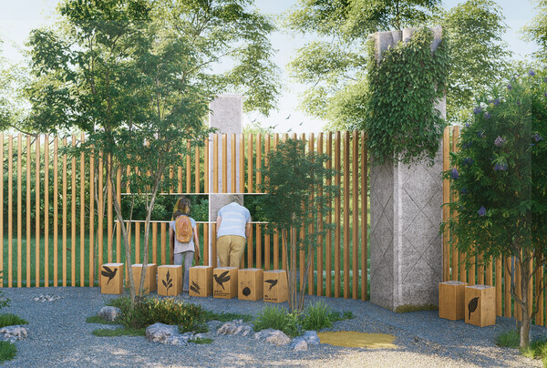 ▲ 다종적 마주앉기_신영재, 최지은 작품.