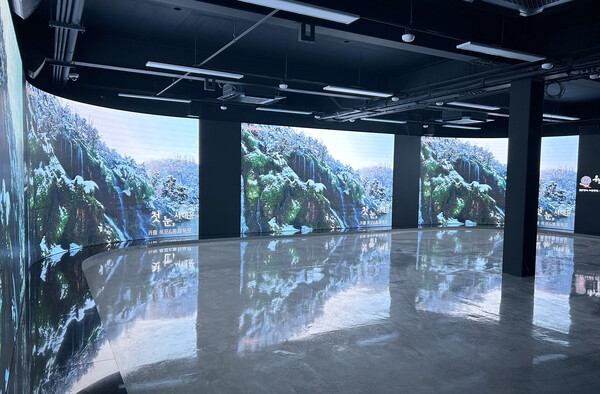 ▲ ‘홍제폭포 복합문화센터’ 내 미디어전시관.