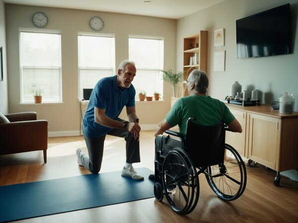 ▲ AI를 활용한 건강컨설팅 가상 모습.