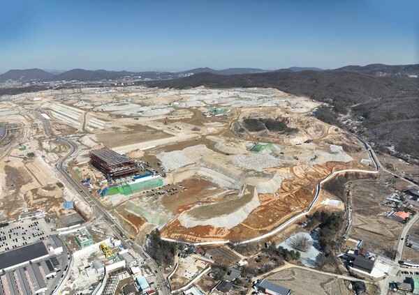 ▲ SK하이닉스 용인 반도체 클러스터 건설 현장. (사진 = SK하이닉스 뉴스룸)