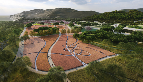 ▲ 연천 세계평화정원 조성 사업 조감도.