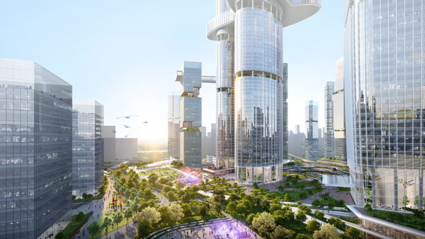 ▲ 용산국제업무지구 조감도. /뉴시스