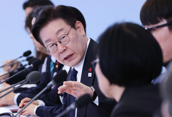 ▲ 이재명 대통령이 1월 30일 청와대에서 열린 국가창업시대 전략회의 ‘K-스타트업이 미래를 만든다’에서 발언하고 있다. /뉴시스