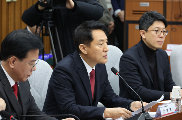 ▲ 발언하는 오세훈 서울시장. /뉴시스