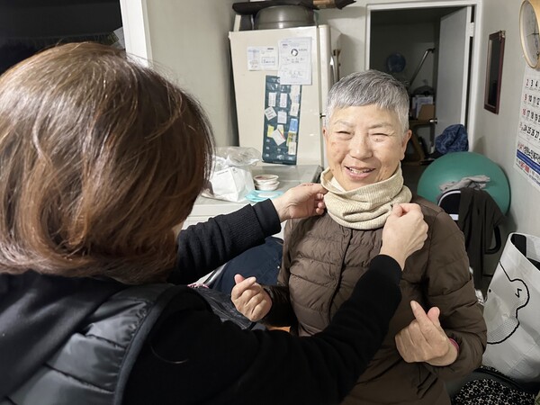 ▲ 설맞이 복꾸러미 전달 사진.