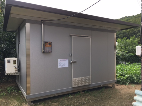 ▲ 저온저장고 사진.