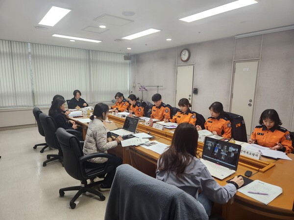 ▲ 용인특례시 응급의료협의체 간담회 개최 모습.