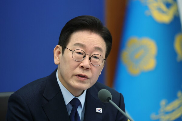 ▲ 국무회의 발언하는 이재명 대통령. 		/뉴시스