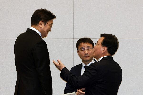 ▲ 논의하는 우원식-한병도-송언석. /뉴시스