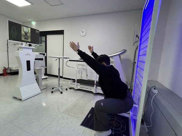 ▲ 바른자세지도실-체형 운영 모습.