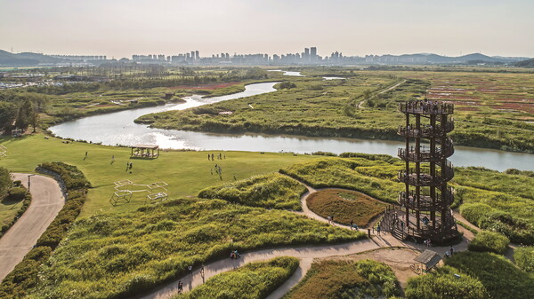 ▲ 갯골생태공원 전경.