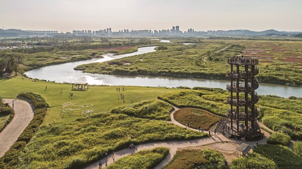 ▲ 갯골생태공원 전경.