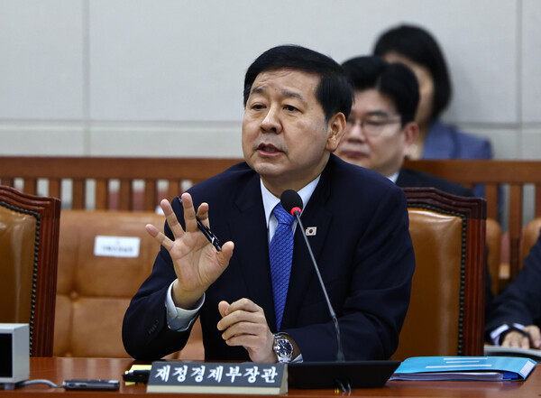 ▲ 구윤철 부총리 겸 재정경제부 장관이 질의에 답변하고 있다. /뉴시스